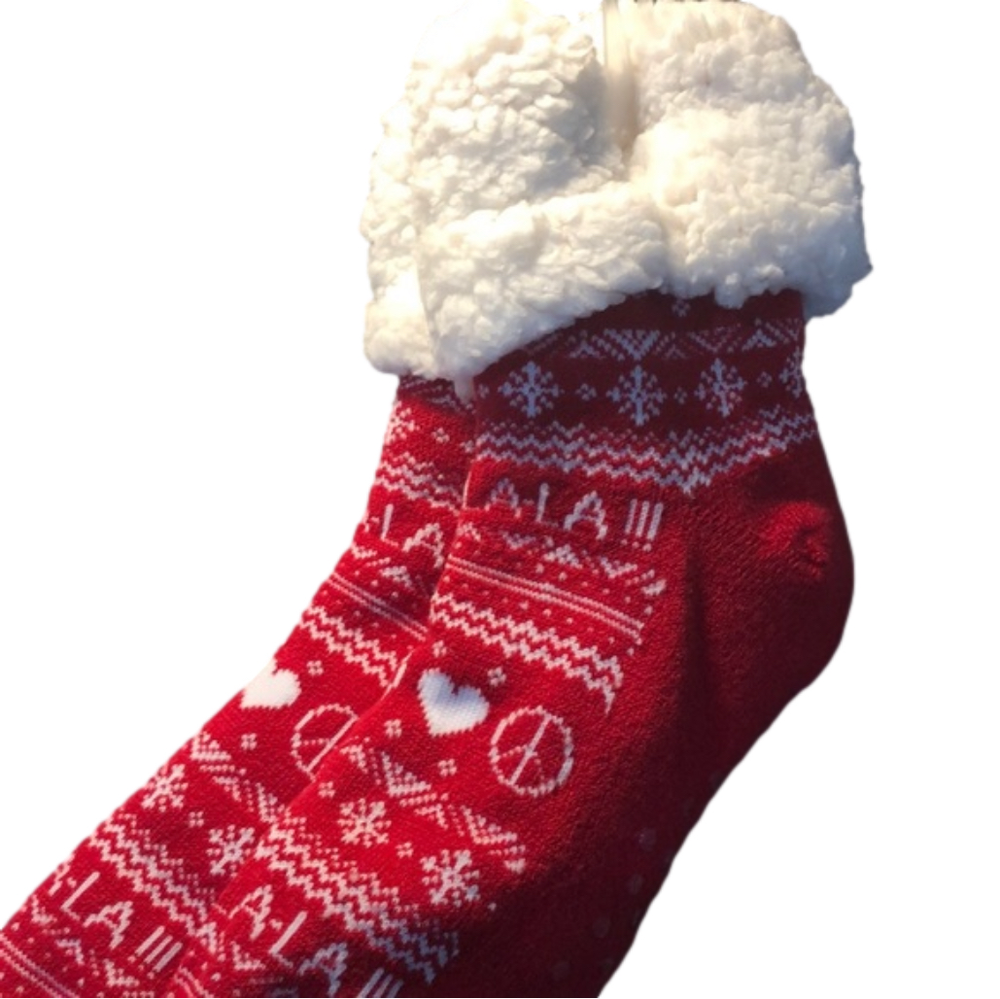 Sherpa slipper socks